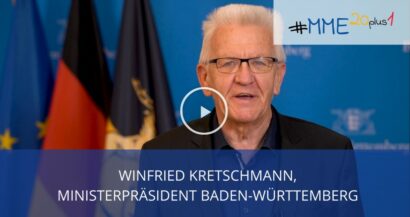 Winfried Kretschmann gratuliert Mitmachen Ehrensache zum Geburtstag 20 + 1