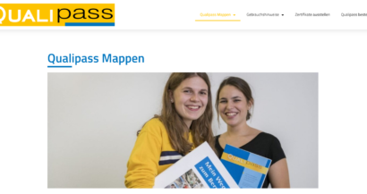 Qualipass-Seite in neuem Gewand